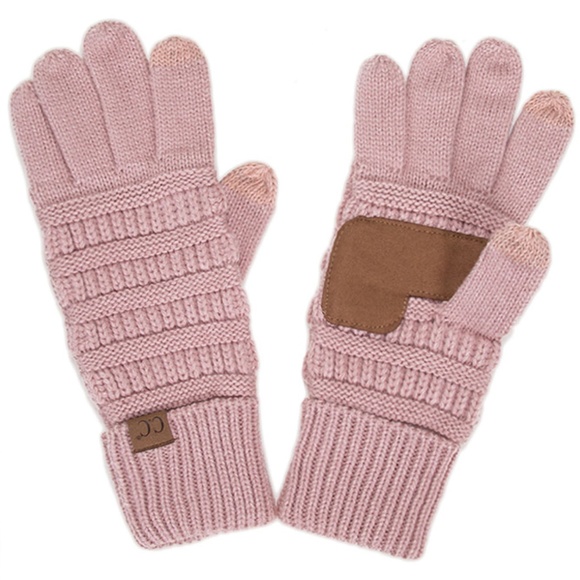 C.C 3pc Knit Warm Beanie Gloves Scarves Set main image 4
